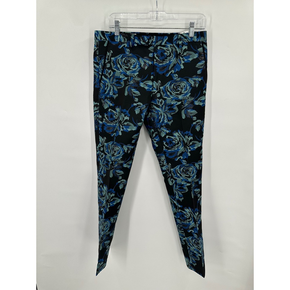 Twisted Tailor Owsley Pants Trousers Mens 30R Skulls Flowers Unique Mod Gala